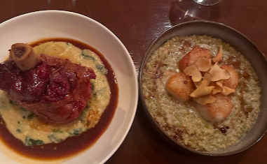 Fruition signature dishes Colorado Honeycrisp Apples
Porcini Rubbed NY Strip
Kuginut Squash Risotto